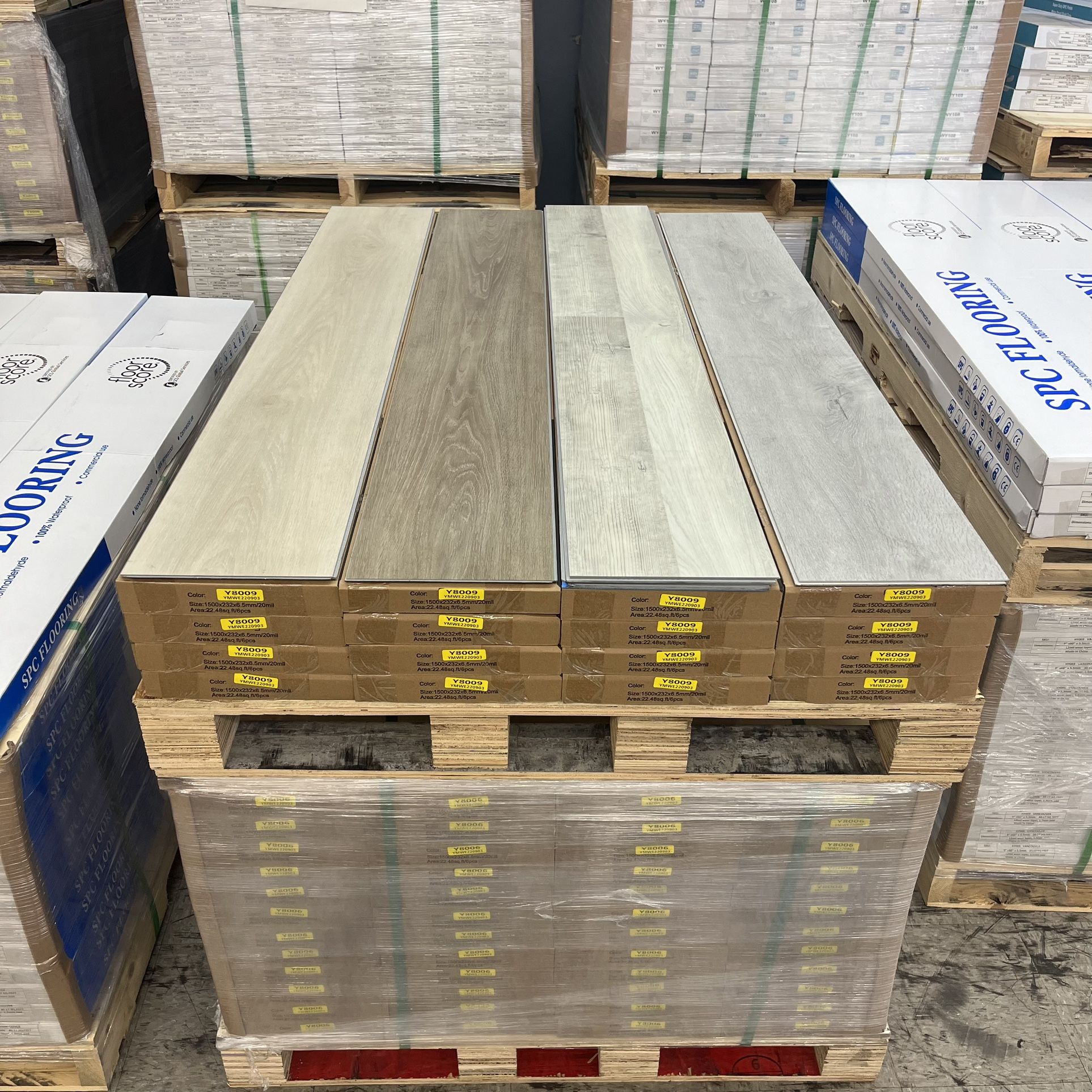 Up $0.99/sq ft 5.5mm~10mm Luxury Vinyl Plank Flooring SPC Flooring Click Locked Wholesale Price