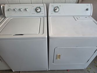 Whirlpool washer and dryer