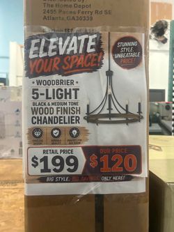 5 Light Chandelier