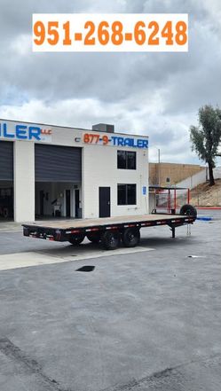 Teton 8.5x20 Flatbed Deck Over Trailer 14K GVWR