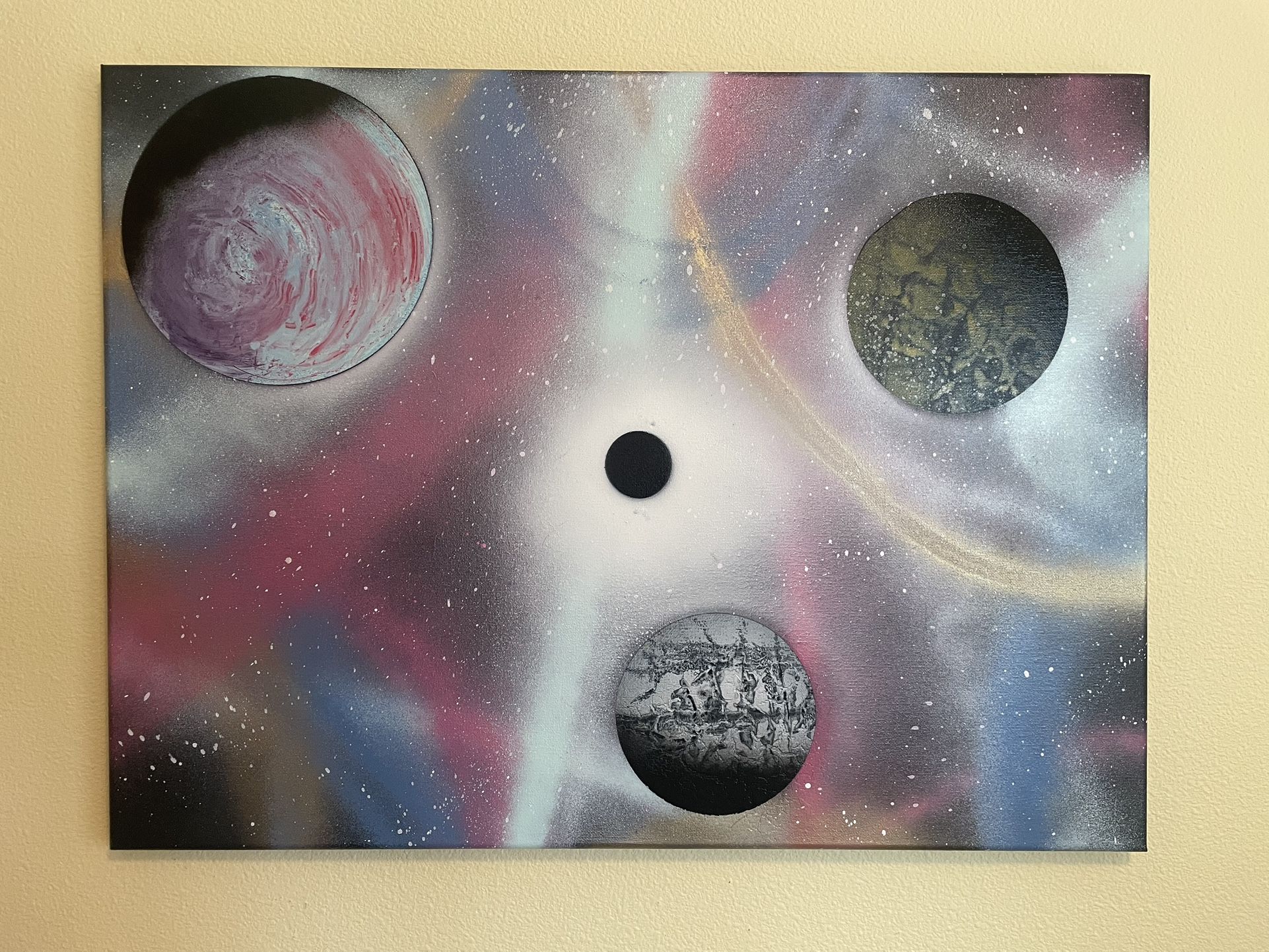 Planetary Canvas Wall Art