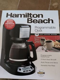 Hamilton Beach 12 cup programmable coffee maker