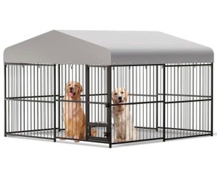 Garvee 10x10x6FT Large Dog Kennel Outside Dog Playpen
