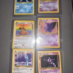 Vintage Pokemon Holos And  Commons