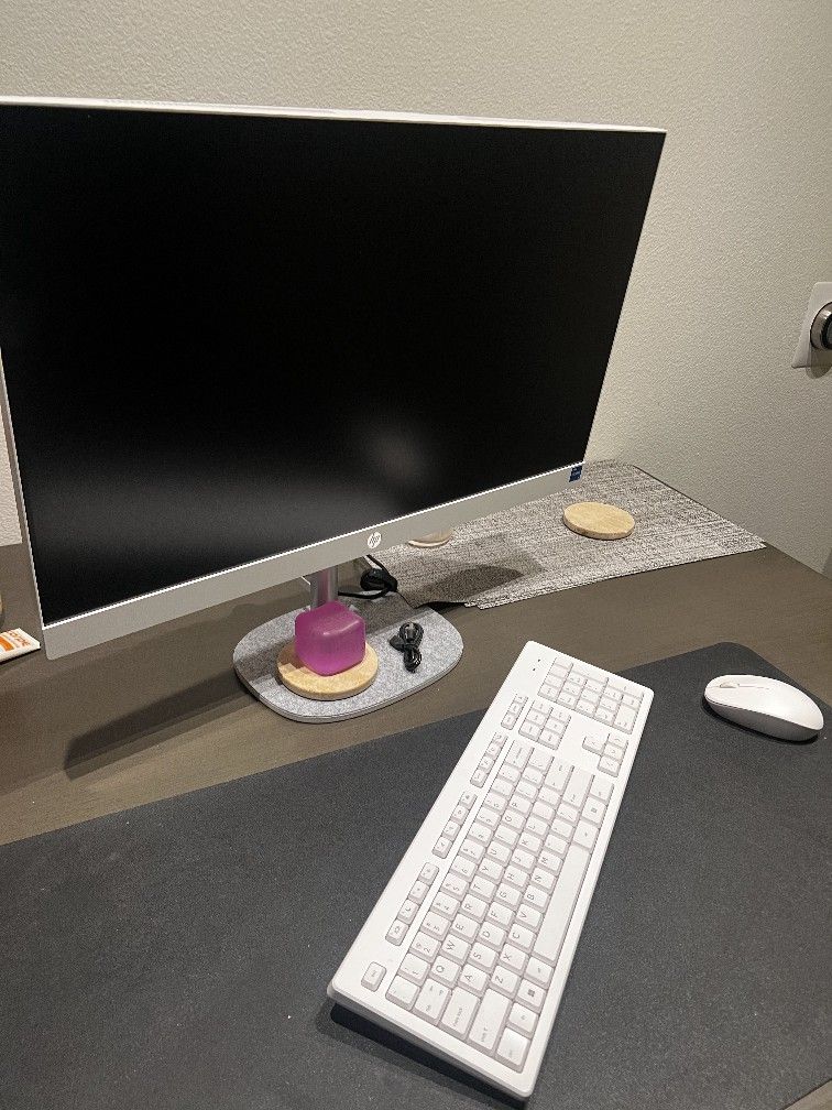 HP - 23.8" Touch-Screen All-in-One - Intel Core Ultra 5 125U - 8GB Memory - 512GB SSD - Shell White