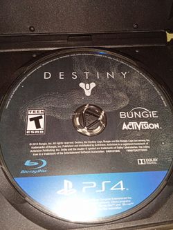 Destiny PS4 Game Disc