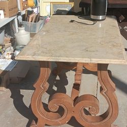 Entrance Table With Granite 