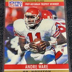 (RC) Andre Ware 1989 Heisman Trophy Pro Set