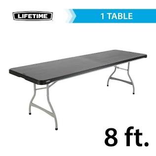 Lifetime 8-Foot Commercial Nesting Folding Table