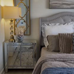 2 Nightstands And 1 Sideboard/Dresser