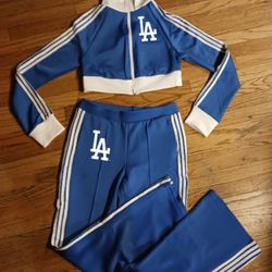 New Womens LA Dodgers Tracksuit SIZE M