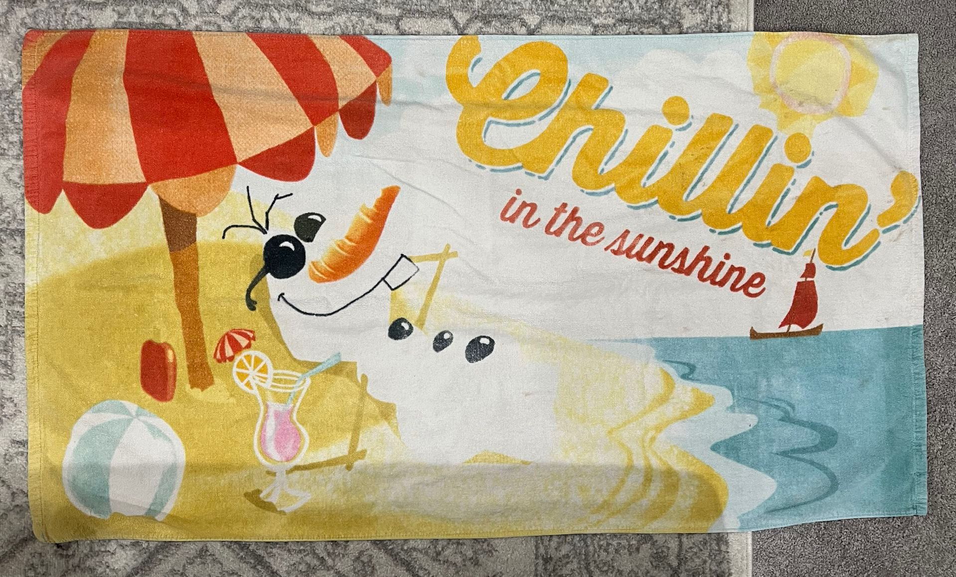 Disney’s Frozen Olaf Beach Towel