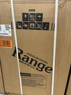 Whirpool 24 Inch Freestanding Gas Range with 4 Burners, 3.0 cu. ft. Cap. Stainless Steel (New)🔥