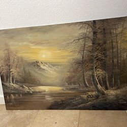 Forest painting