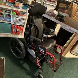 ✅$$Red Childs medical needs special adaptive stroller/Wheelchair. Fairly new. Comes with homemade adaptive tray table.   message me for price or send 