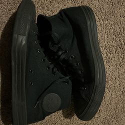 Black Converse (all Black)