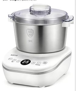DoughChief, 7.4QT Dough Maker, Dough Mixer with Ferment Function, 304 Stainless Steel Bowl, Removeable lid, Face-up Touch Panel, Electric Dough Proofi