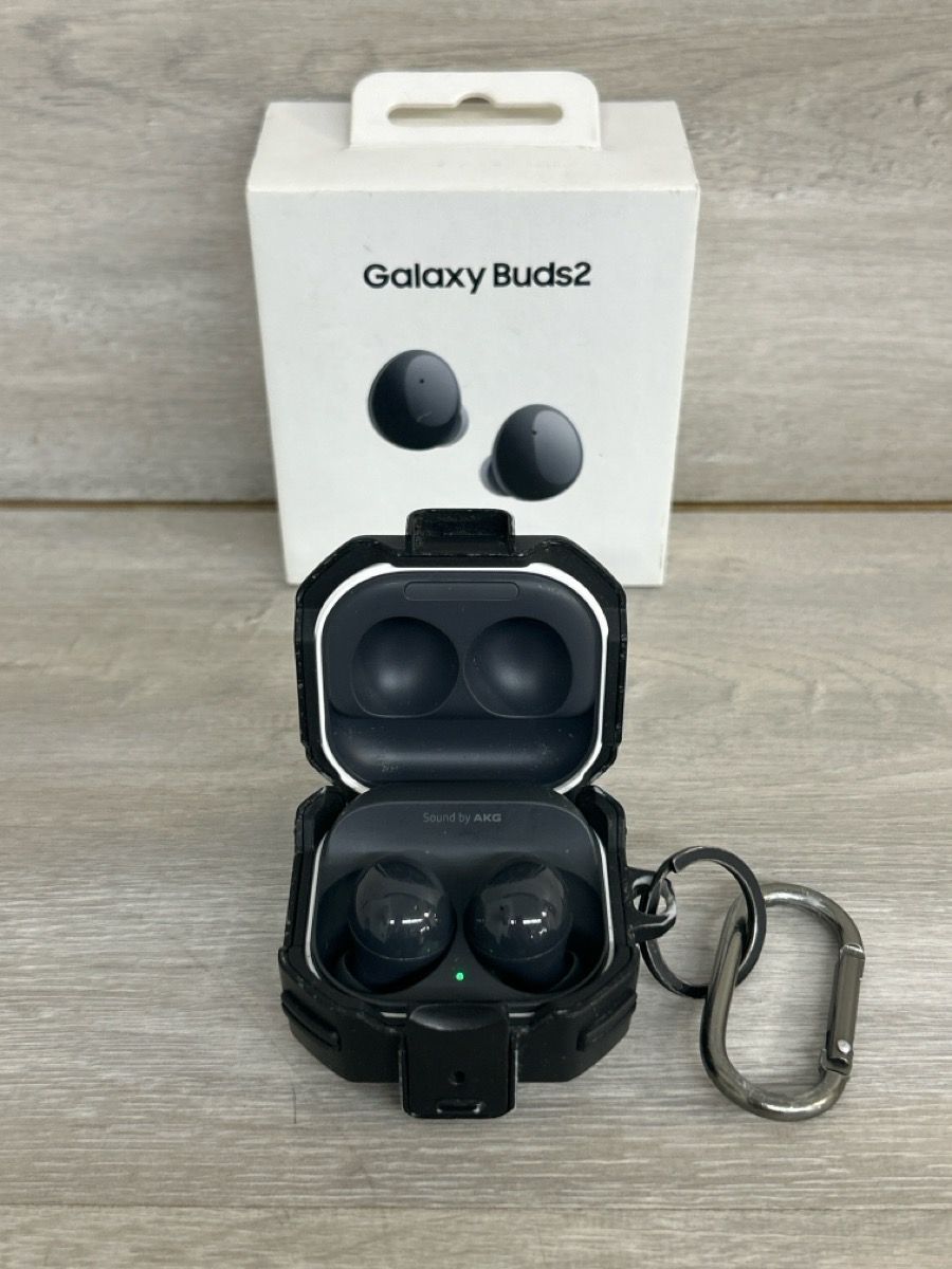 Samsung Galaxy Buds 2 SM-R177 Graphite Wireless Earbuds Noise Cancel, (PO1022112)