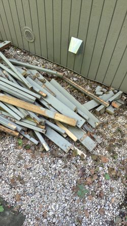 Pressure treated wood free pick up anytime