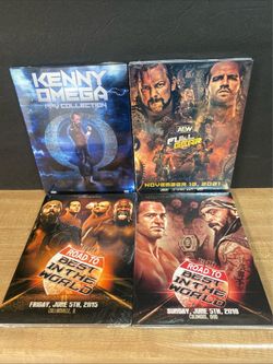 AEW ROH DVD Lot Kenny Omega Brisco Brothers Chris Jericho