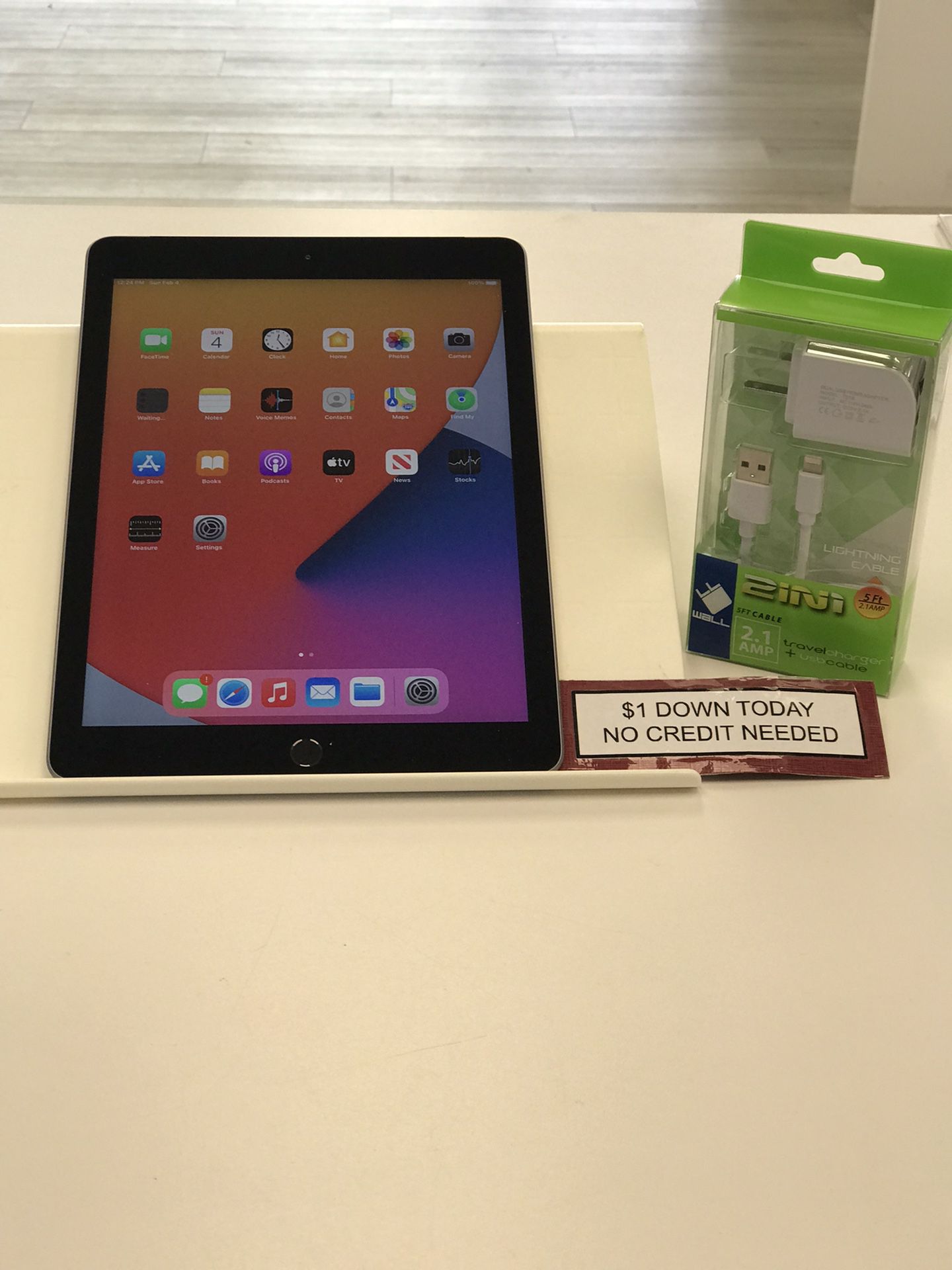 Apple iPad 6th Generation - Pay $1 Today to Take it Home and Pay the Rest Later!