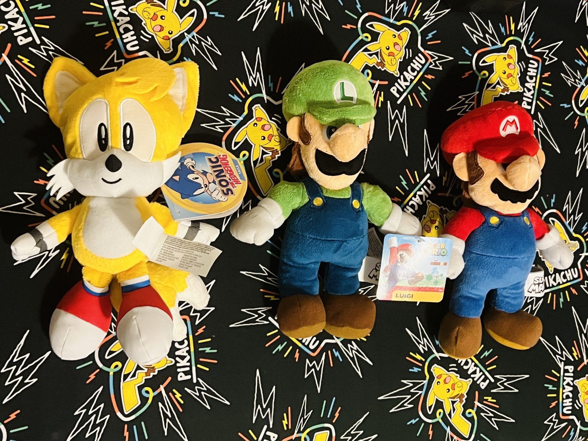 My Personal Collection for Sale:Mario, Pokémon & Sonic Stuffed Toys