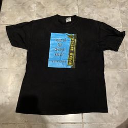 Vintage Night At The Golden Eagle 2001 Film Crew Shirt (RARE) SZ L Cast And Crew