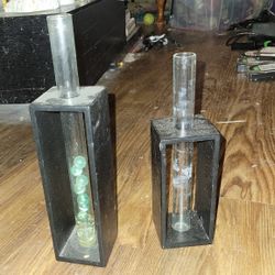 Pair Of Test Tube Vases