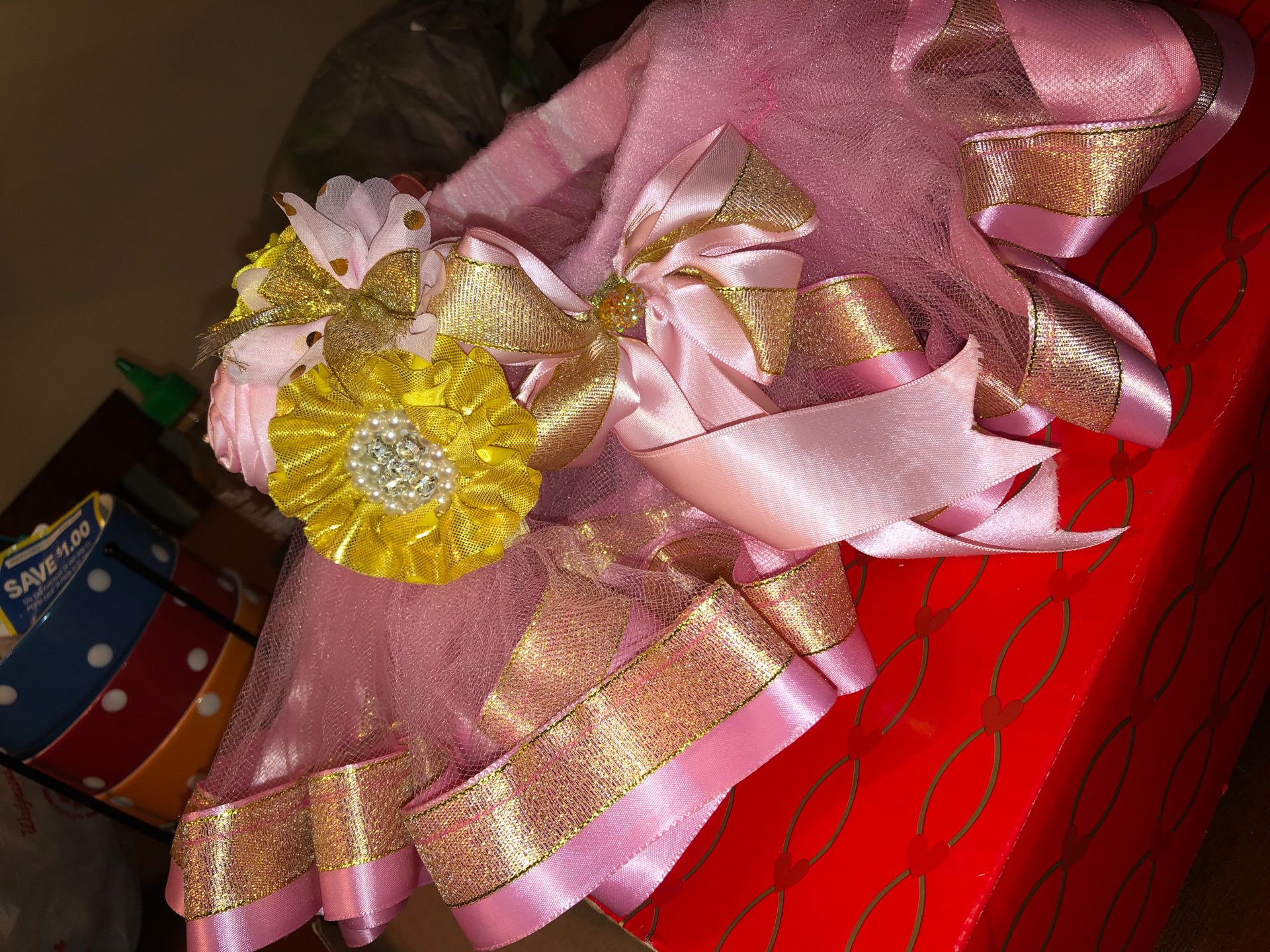 Costume baby girl tutu & bow