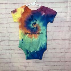 NWOT Disney Parks Baby Mickey Mouse Tie-Dye Bodysuit WDW