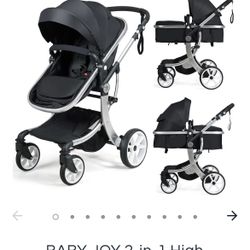 BABY JOY 2-in-1 High Landscape Baby Stroller