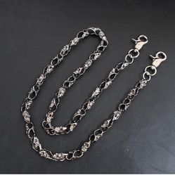 Skull Wallet Chain 34 Inch