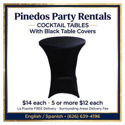 Cocktail tables