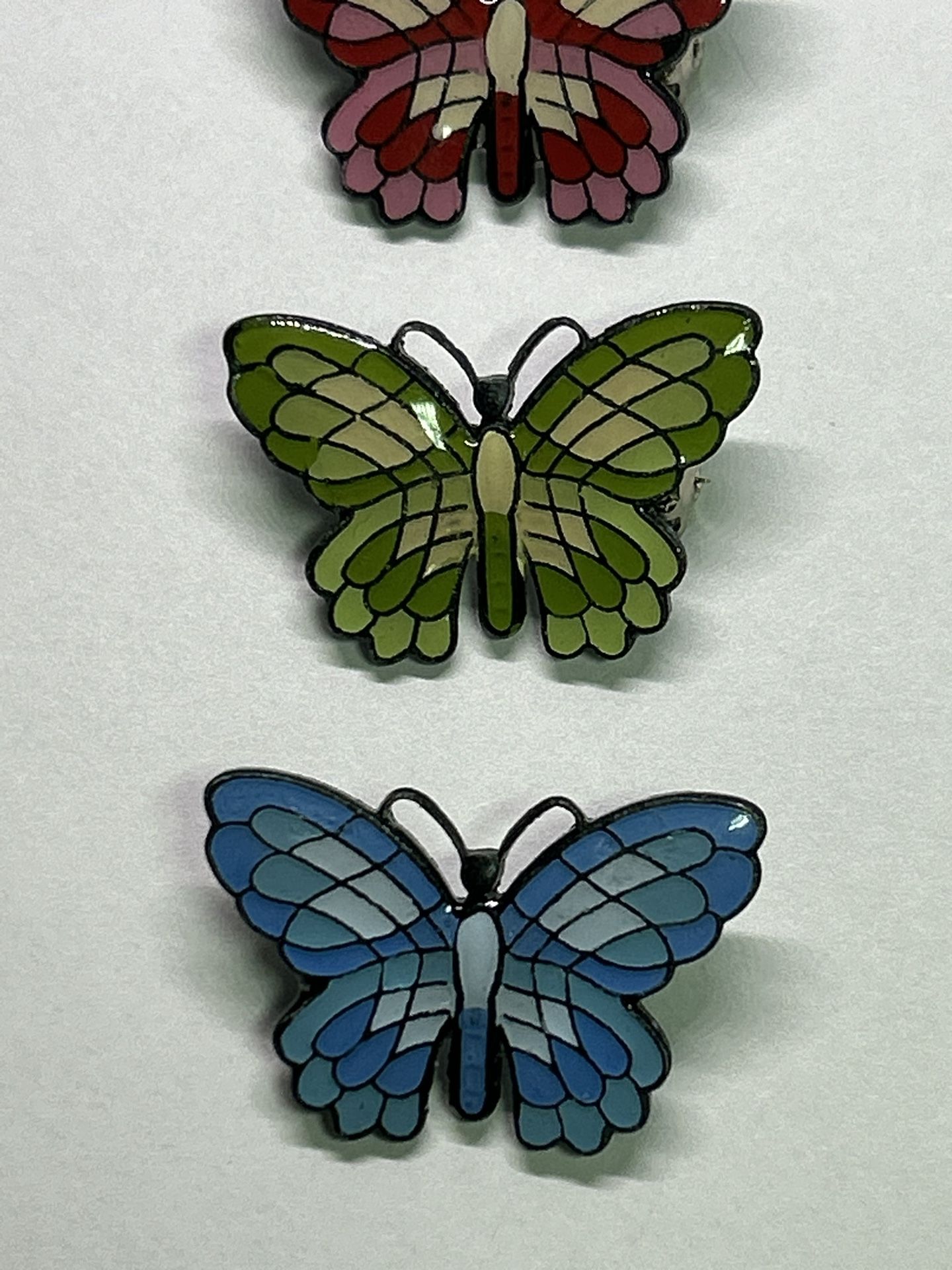3 BEAUTIFUL BUTTERFLY BROOCH