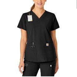 Ladies Carhartt Scrub Set Small Black Brand New