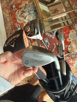 Golf Clubs and Bag