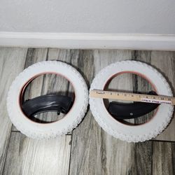 (2 Sets) 12" Kids Bike Replacement Tire and Inner Tubes Fit 2.125 - Compatible with RoyalBaby, Joystar, Dynacraft and More - Made from Premium Quality