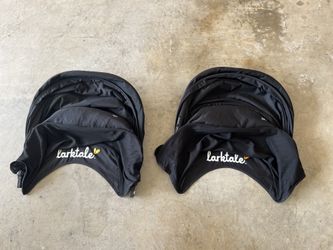 Larktale Wagon Stroller Canopy Set Black (canopy ONLY)