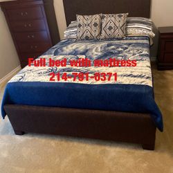 Full Bed With Mattress $299