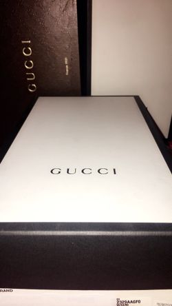 Gucci shoe boxes