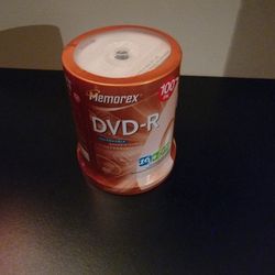 MEMOREX DVD-R 100PK RECORDABLE DISC (BRAND NEW)