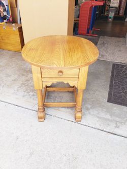Vintage Wood Side Table