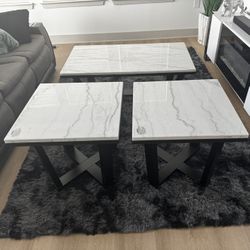Coffee Table & Matching End Tables