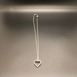 925 Sterling Silver Heart Shaped Charm
