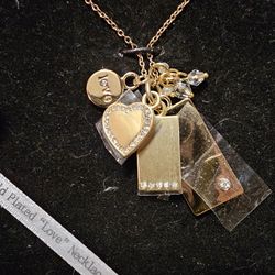 VALENTINE 5 CHARM ENGRAVABLE 14K YELLOW GOLD PLATED