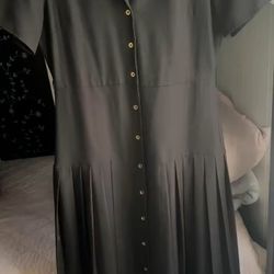 Black Collared Dress