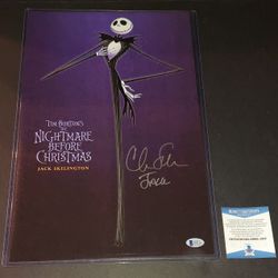 🔥Chris Sarandon autographed 11x17 Beckett Witness COA🔥