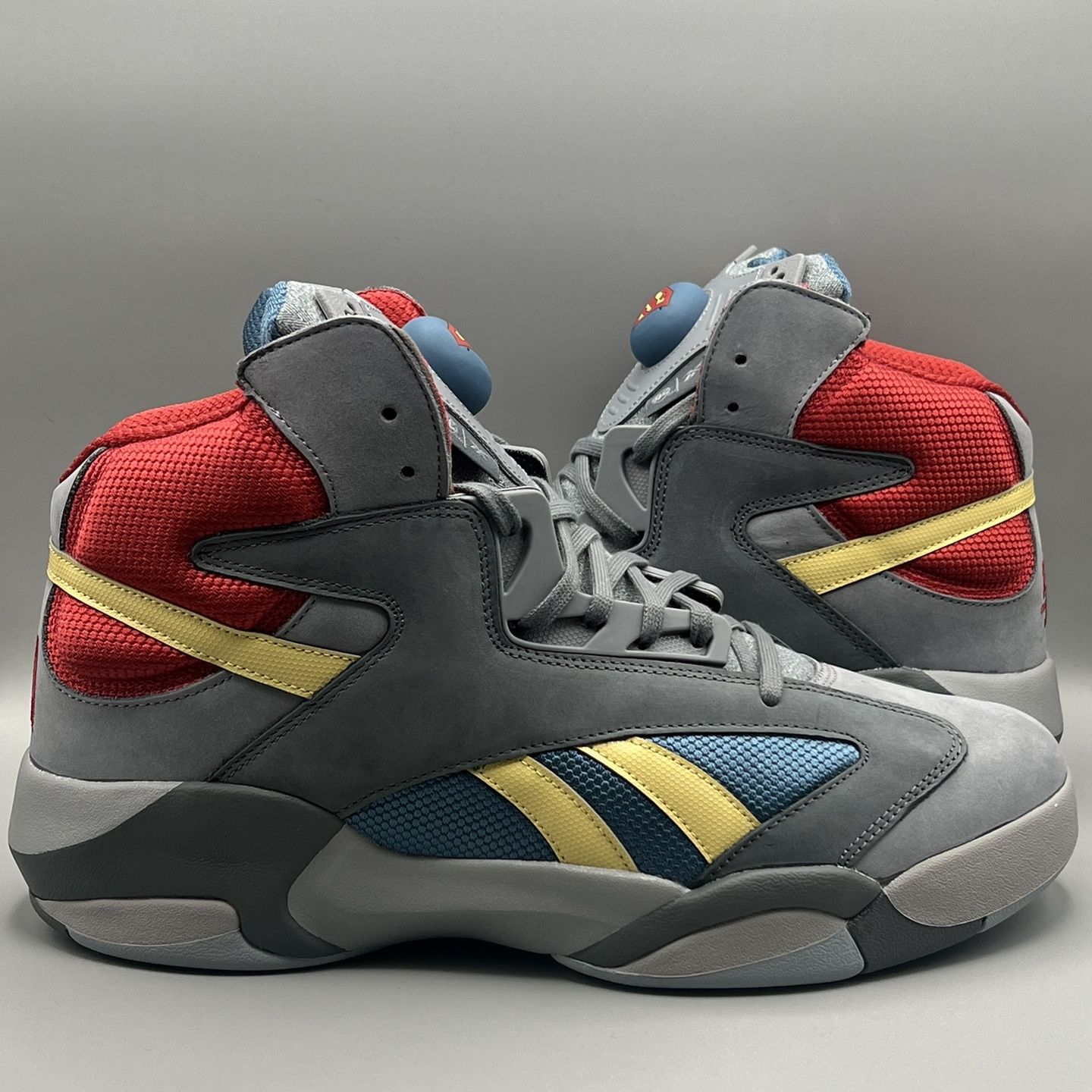 Reebok Shaq Attaq x DC Comics Superman Pump Men s Size 14 HQ4587 for Sale in Katy TX OfferUp