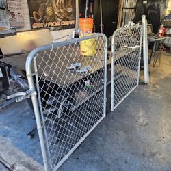 2 Chain Link Gates