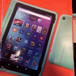 Amazon Fire HD 10 Kids Pro tablet (newest model) ages 6-12 | Bright 10.1" HD screen | Slim case for older kids, ad-free content, parental controls, 13
